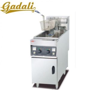 China 3N 380V 14x2 Litre Commercial Chip Fryers With Time Controller on sale