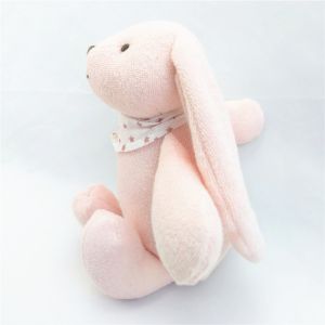 ODM OEM Custom EN71 Plush Bunny Toy Stuffed Clothed Rabbit Cartoon Plush Soft