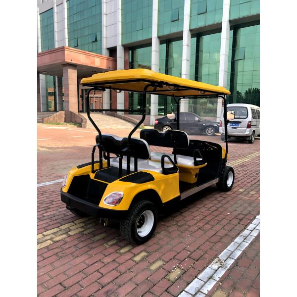 Logo Printing Customized 4 Seater Golf Cart 60 Volt Battery Powered Electric Golf Cart