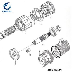 Jmv-53-31 Travel Motor Excavator Pump Parts