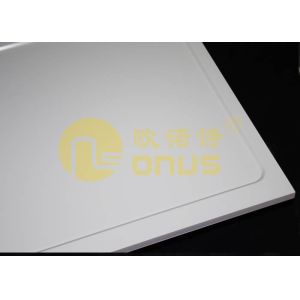 White laboratory worktops countertop with slab for testing center / lab