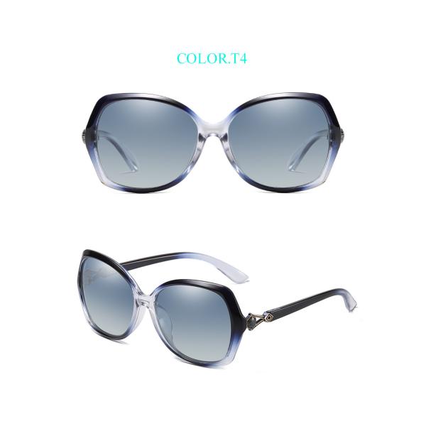 BSCI Oversized Designer Polarized Fashion Sunglasses UV400 Resin Lens