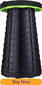 collapsible stool retractable folding telescopic telescoping foldable adults camping picnic BBQ