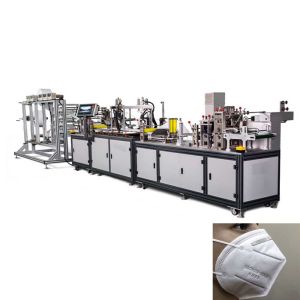 Folding Meltblown 9 KW KN95 Face Mask Making Machine
