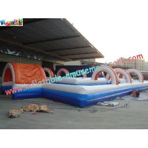 Water-proof Inflatable Sports Games , Inflatable Car Race Track