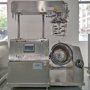 Small Stable SUS304 Vacuum Emulsifier Mixer With Bottom Homogenizer
