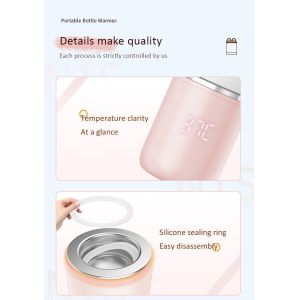 Manufacturer Good Quality Electric Baby Milk Heater Professional USB Charging