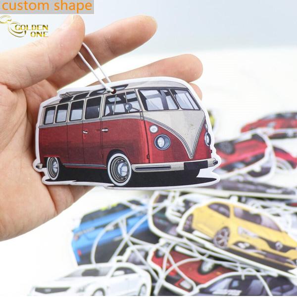 Wholesale Factory Price Custom Shape Hanging Scented Sachet Aromatherapy Car