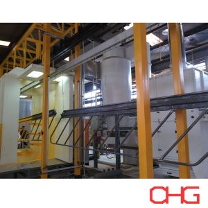 PLC Control Electrostatic Powder Coating System Automatic Hardware Spraying