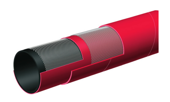 Temperature Resistant Black Lubricant Dispenser Tube / Oil Refueling Hose