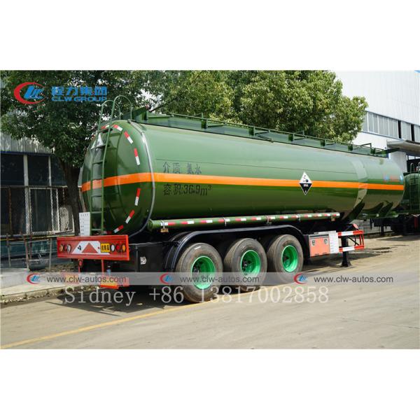 Buy 36cbm Q345 Mild Steel Liquid Ammonia Tanker Semi Trailer at wholesale prices