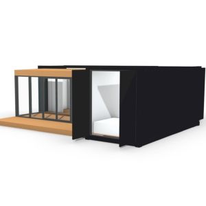 20HC Villa Economical Prefabricated Shipping Container Homes