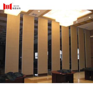 Banquet Hall Folding Removable Partition Walls 6063-T6 Aluminum Frame