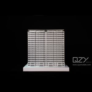LWK 3D Skyscraper Architecture Structural Model 1/100 Hangzhou Zhonghai