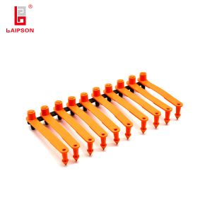 Small Size 87mm TPU Material Single Sheep Visual Ear Tag With Laser Printing