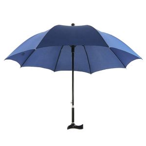 190T Pongee Men'S Solid Stick Umbrella Crutch Handle
