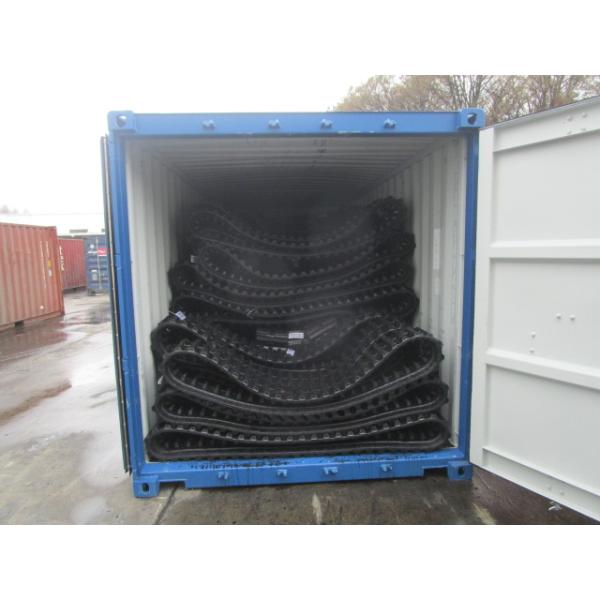 Black Dumper Rubber Tracks Adjustable Size With 1 Year Warranty