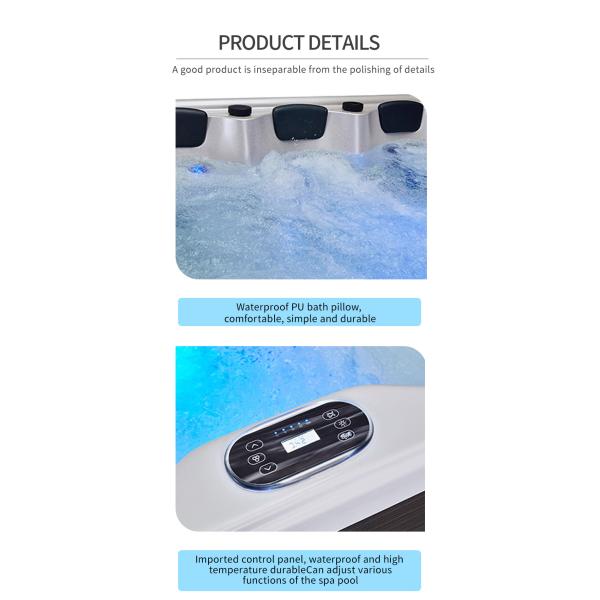 European Style Baby Spa Equipment Acrylic Newborn Baby Massage Bathtub