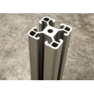 Quality 6060 Aluminum Extruded Profile 40x40 T Slot Anodised Aluminium Extrusions for sale