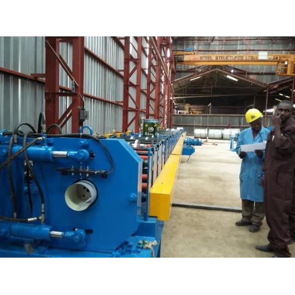 Steel Square Corrugated Pipe Forming Machine Downpipe Machine