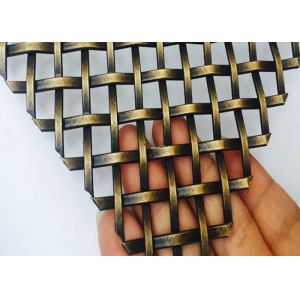 3mm Curly Decorative Wire Mesh Grilles PVD