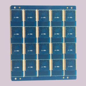 Quality Lightweight Blue Double Sided PCB Board HASL Surface Finish Customized Service for sale