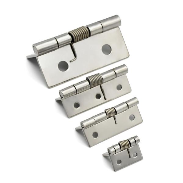 304 Stainless Steel Spring Hinge Automatic Cabinet Door Wardrobe Mini Micro