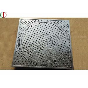 EN124 Class D400 Ductile Cast Iron Manhole Cover With Frame , Custom Size