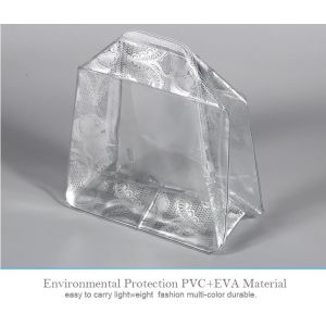 Frosted Makeup Cosmetic Bag Cloth Packaging With Slider Zip-Lock