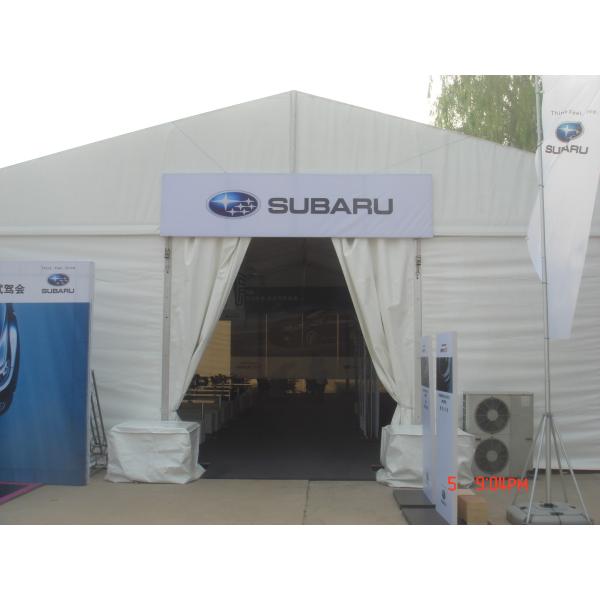 Custom Made White Outdoor Outdoor Canopy Tent A - Frame For Car Show