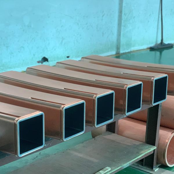 Buy Square CuAg CuCrZr Copper Mould Tube Low Pressure Loss Con Cast Machine at wholesale prices