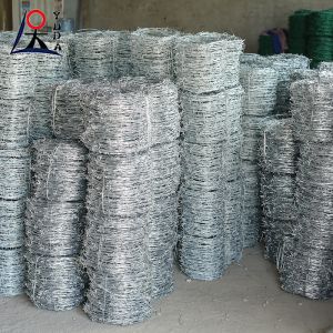 Galvanized Barbed Wire with PVC Coating for Security Fencing