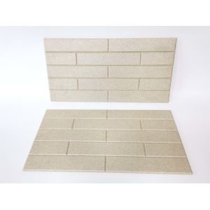 Furnace 475kgs/M3 Vermiculite Refractory Panel Fireproof Brick Effect