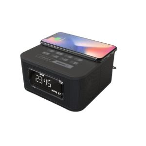 Dual Alarm Radio Dab Bluetooth Clock DAB Radio With Rechargeable Battery Pack