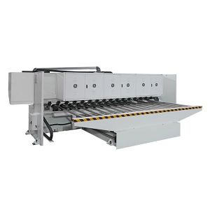 1500×4000mm CNC V Grooving Machine , White Hydraulic Notching Machine