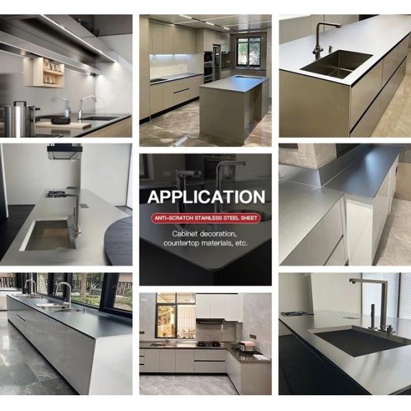 201 304 316 Anti-scratch Bead Blasted Finish 0.8mm Stainless Steel Sheet