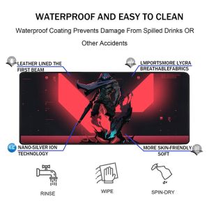 900X400X3Mm Gaming Keyboard Mouse Pad With CMYK RGB Sublimation Printing