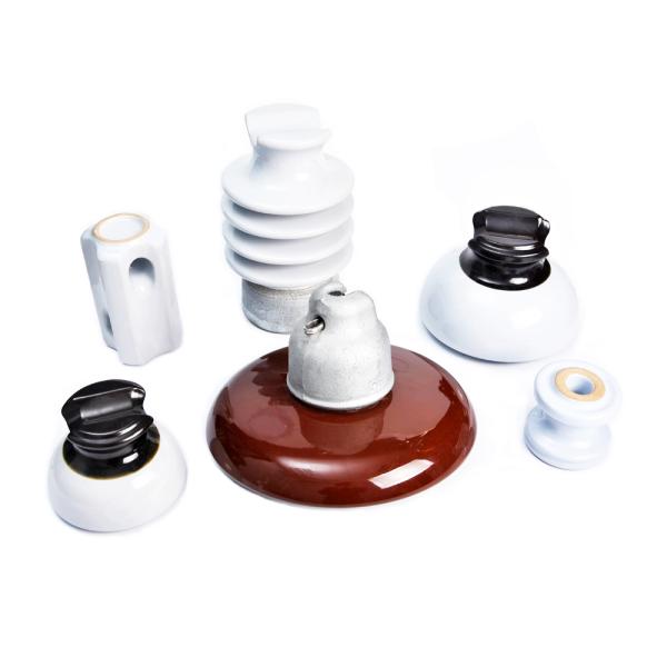guy strain insulator (2) 55-7 Electrical Porcelain Ceramic Pin Type Insulators for Poleline Hardware