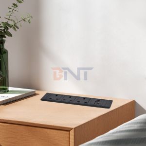 Quality 3UK Outlets Desktop Multifunctional Power Sockets with 3AC Electric Socket and 2*USB A+1*USB C Charging Sockets for sale