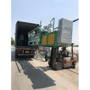 3m width Fully Automatic Diamond Wire Mesh Chain Link Fence Netting Making