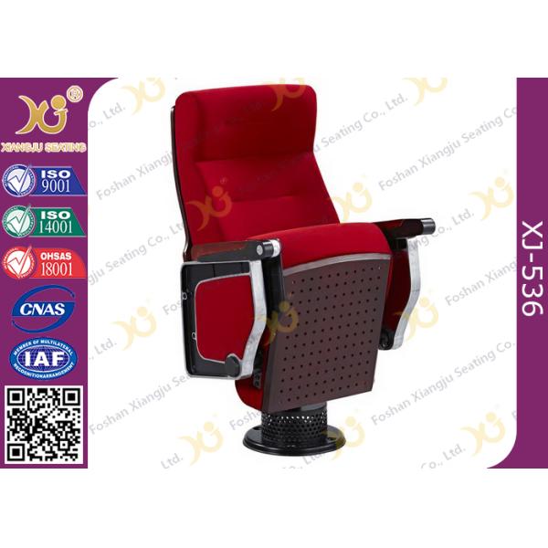 PU Molded Foam Cushion Church Auditorium Seating / Folding Theater Seats