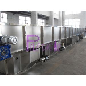 Hot Filling Drink Bottle Packing Machine Juice Cooling Sterilizer System