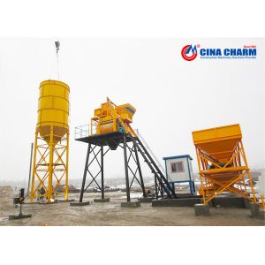 Quality HZS50 Premixed Ready Mix Concrete Batching Plant For Building Bridges for sale