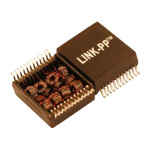 China Multi Pin Connector Lan Transformer With 10/100 Base-TX 24HSS1041-2 HF on sale