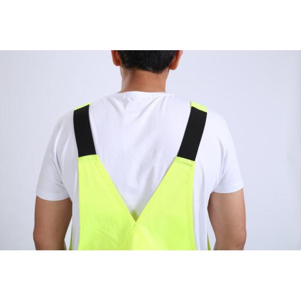 290gsm light weight arc protection Fire proof Bib Trousers , EN20471 HIVIS Flame Resistant Bib Pants