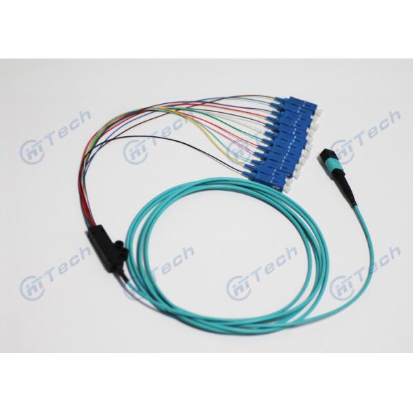 Buy Ceramic Ferrule 12 Core OM3 MTP-SC Fiber Optic Cable at wholesale prices