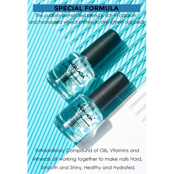 Thin Cracked and Damaged Nails Strengthener Hardener Treatment Repair Air Dry Clear Polish Base and Top Coat Wholesale Price