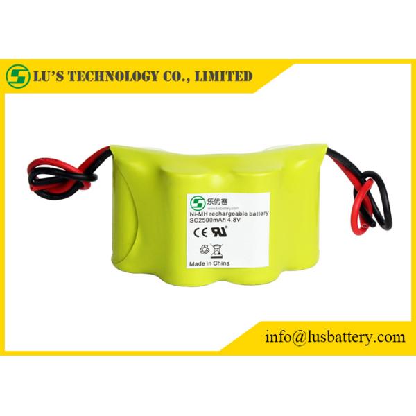 Nickel Metal 1.2 V Rechargeable Battery 2500mah Nimh 4.8v For High Energy Density