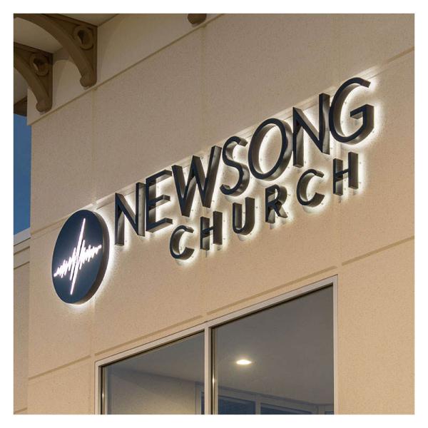 Customization Backlight Number Led Logo Signs Company Decor Letter Light Plate