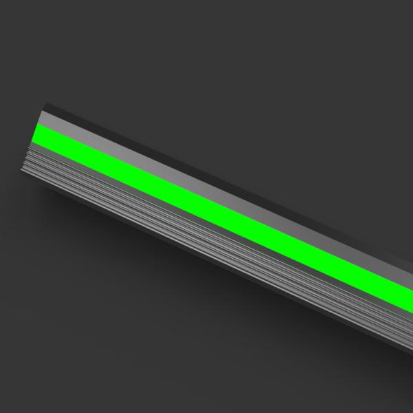 Anti-Slip Photoluminescent Stair Nosing Step Edge Markings Indoor / Outdoor Safety